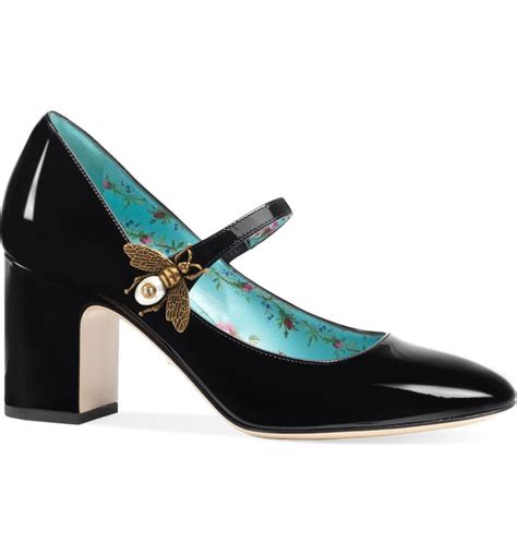 gucci bee mary janes|Gucci Lois Bee Mary Jane Pumps .